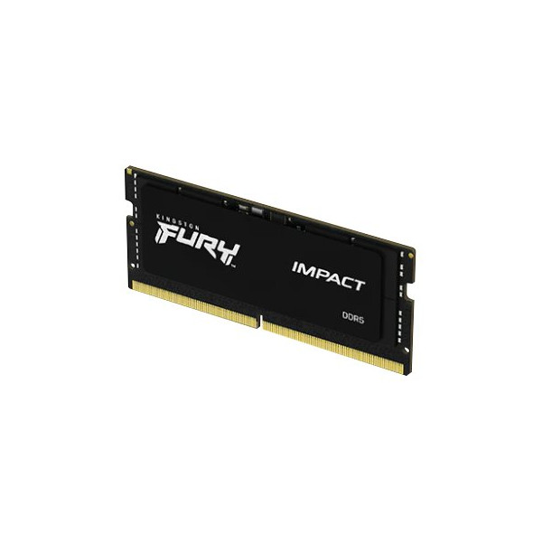 Memoria RAM Kingston FURY Impact  DDR5  32 GB  SO DIMM de 262 contactos  4800 MHz / PC538400  CL38  1.1 V  Sin búfer  OnDie ECC  para Intel NUC13RNGi9