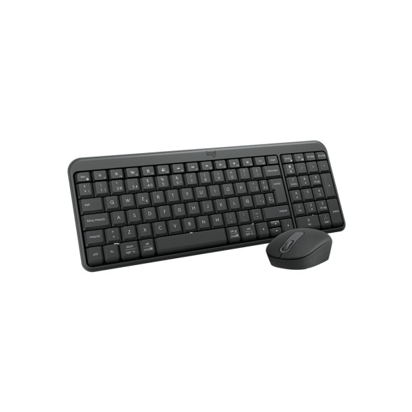 Logitech - MK250 Compact Bluetooth Wireless Combo - Spanish - Graphite (920-013513)