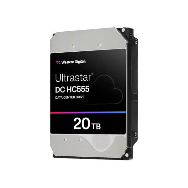 Western Digital WD Ultrastar DC H555 - Hard drive - Internal hard drive - 20 TB - 3.5