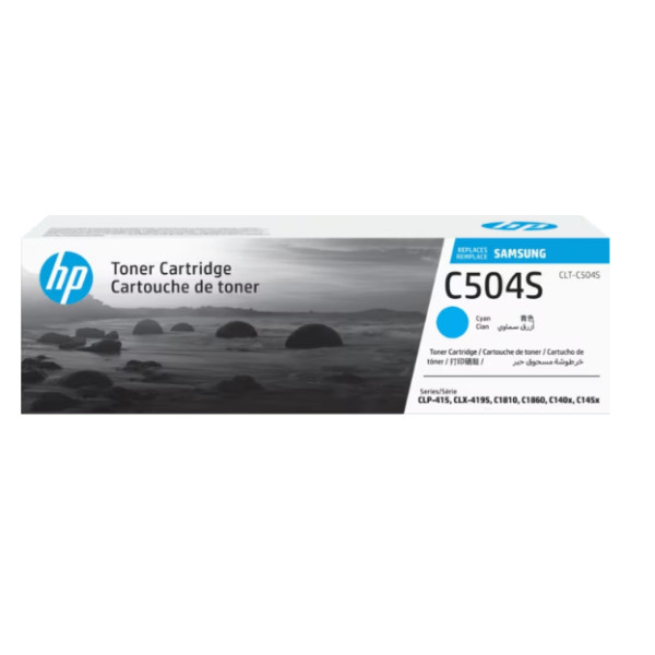 Cartucho de Toner HP Samsung CLT-C504S Cian