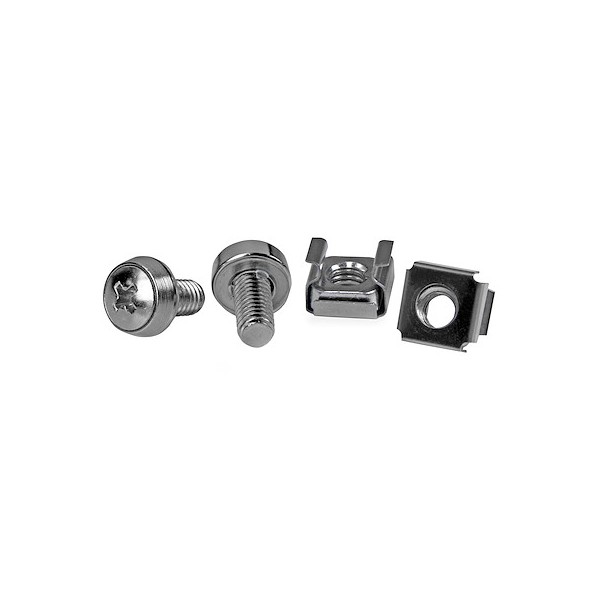 50 Pkg M6 Mounting Screws and Cage Nuts