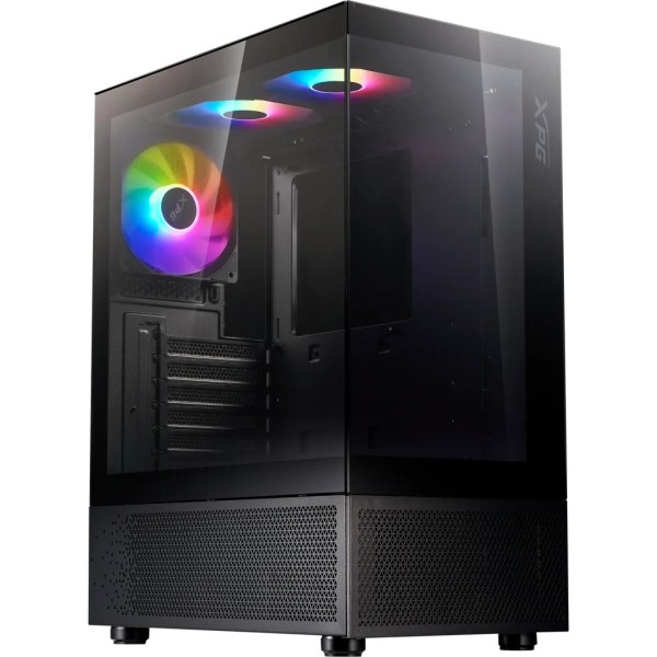 Gabinete XPG INVADER X MINI ATX 5 Vent. ARGB Negro (INVADERXMINIMT-BKCWW)