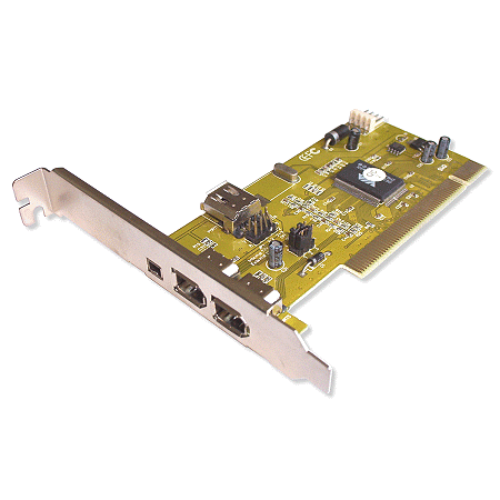 Tarjeta Controladora  Fire Wire  3 Puertos Externos + 1 Interno Ccable  Pci  (3 M. Gtia.)
