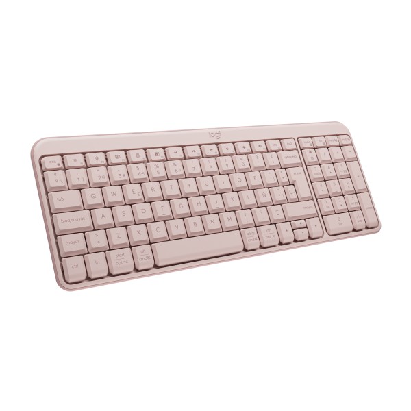 Logitech-K250 Compact Bluetooth Wireless Keyboard - Spanish - Rose (920-013447)