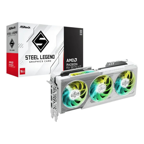 Tarjeta de Video ASROCK AMD Radeon RX 9070 XT GDDR6 16GB