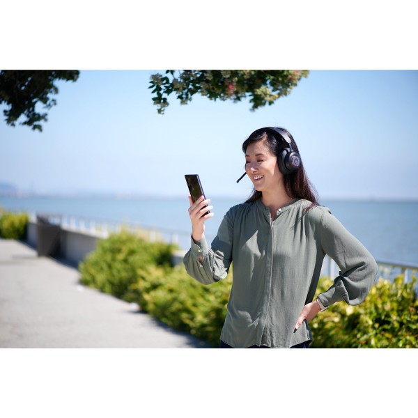 Kensington - H3000 - Auricular - Para Ordenador / Para Tablet / Para Teléfono móvil - Inalámbrico - Bluetooth - Negro - Cancelación de Ruido (K83452WW)