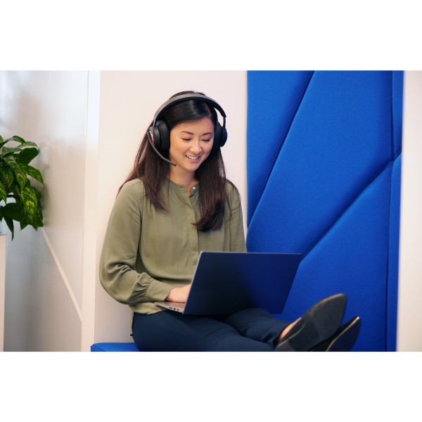 Kensington - H3000 - Auricular - Para Ordenador / Para Tablet / Para Teléfono móvil - Inalámbrico - Bluetooth - Negro - Cancelación de Ruido (K83452WW)