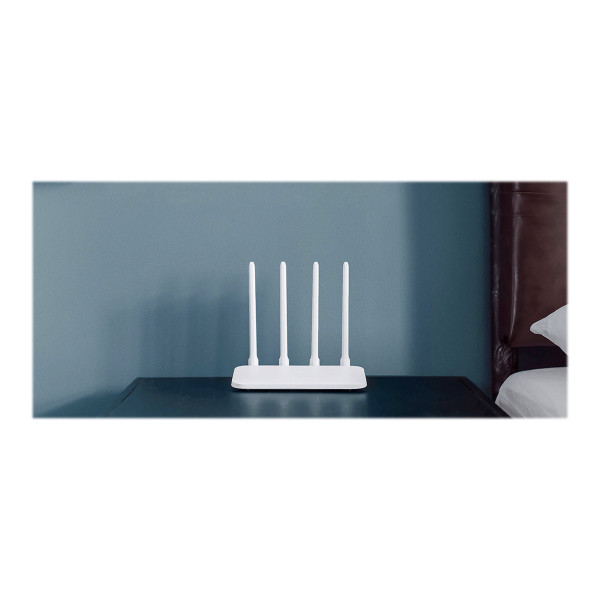 Xiaomi MI Router 4C - Enrutador inalámbrico - conmutador de 2 puertos - Wi-Fi - 2,4 GHz (25091)