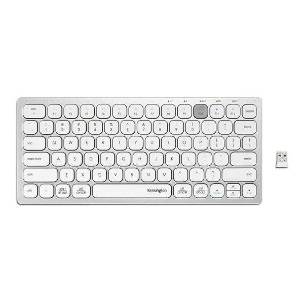 Teclado Inalambrico Compacto Bluetooth Blanco (27733 - K75504US)