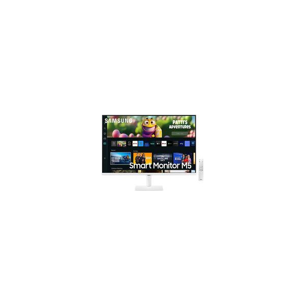 Samsung - LED-backlit LCD monitor - 32in - 1920 x 1080 - HDMI - Smart 60HZ plano (LS32CM501ELXZS)