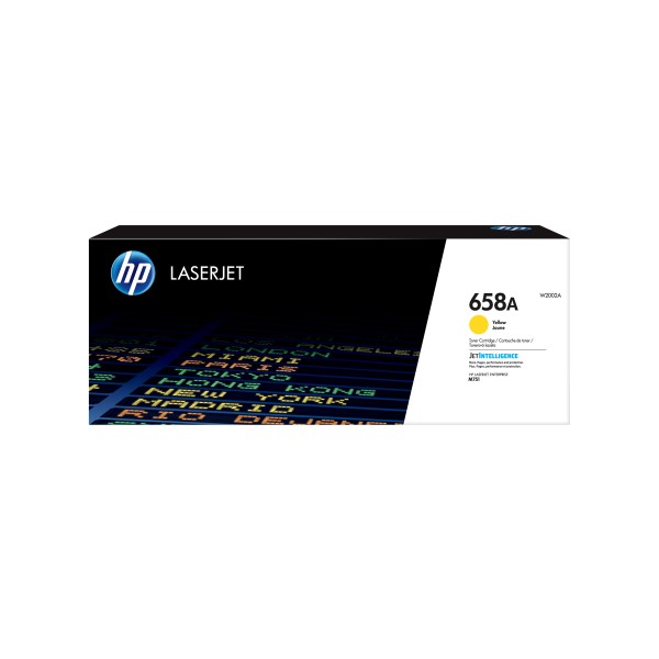 HP 658A Yellow LaserJet Toner Cartridge (W2002A)
