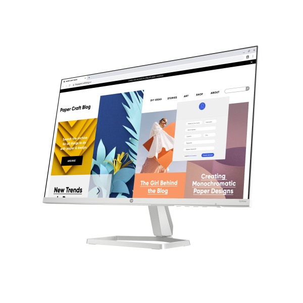 HP SERIES 5 23.8IN WHITE MONITOR 524SW (94C21AA#AKH)