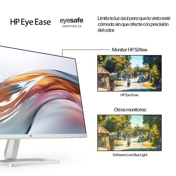 HP SERIES 5 23.8IN WHITE MONITOR 524SW (94C21AA#AKH)
