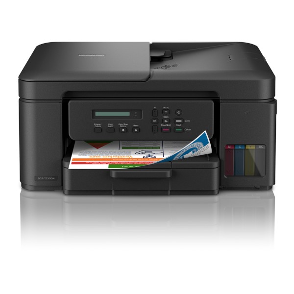 Brother - Workgroup printer - hasta 27 ppm (mono) - hasta 23 ppm (color) (DCP-T730DW)