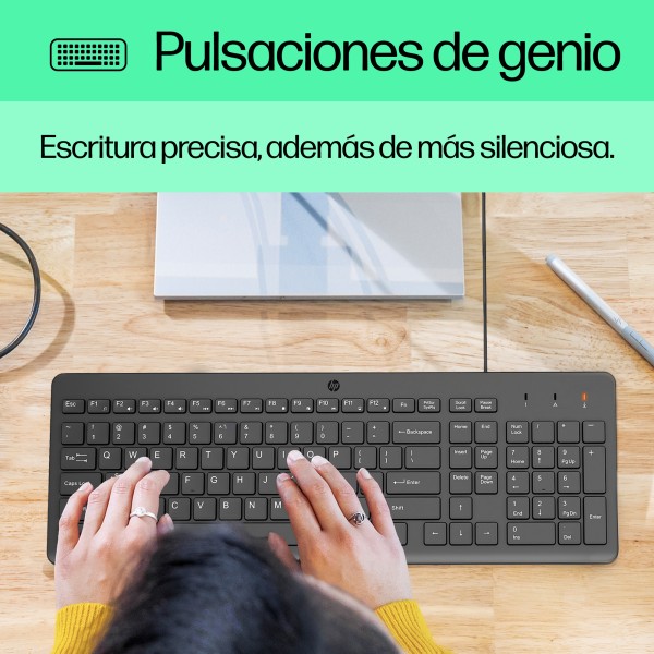 Combo HP Teclado + Mouse alambrico 150 (240J7AA#ABM)