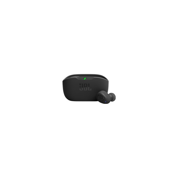 JBL Wave Buds - Auriculares inalámbricos con micro - en oreja - Bluetooth - negro (JBLWBUDSBLK)