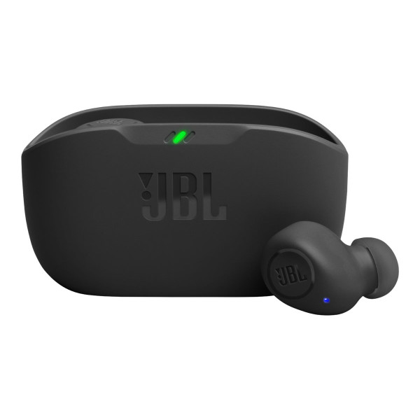 JBL Wave Buds - Auriculares inalámbricos con micro - en oreja - Bluetooth - negro (JBLWBUDSBLK)