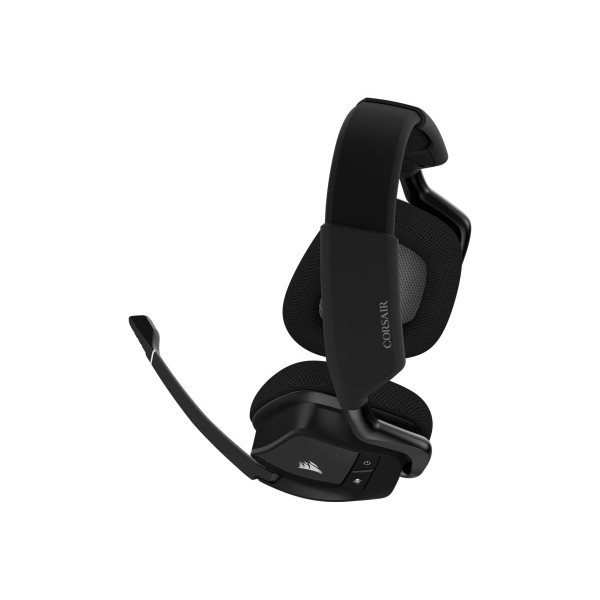 CORSAIR Gaming VOID RGB ELITE - Auricular - tamaño completo - 2,4 GHz - inalámbrico - carbón (CA-9011201-NA)