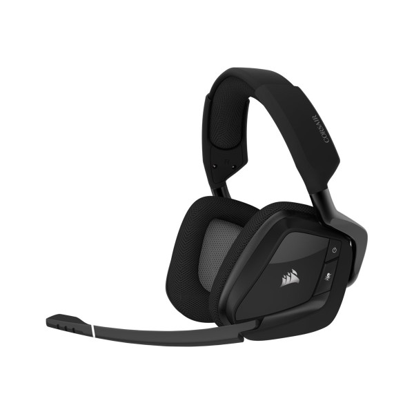 CORSAIR Gaming VOID RGB ELITE - Auricular - tamaño completo - 2,4 GHz - inalámbrico - carbón (CA-9011201-NA)