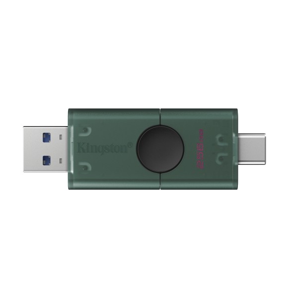 Kingston 256GB USB-A + USB-C 3.2 Gen 1 DataTraveler DuoG2 (DTDEG2/256GB)