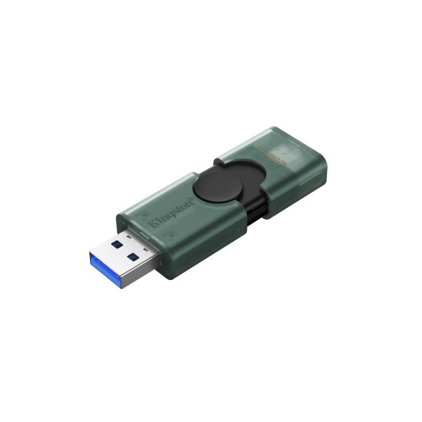 Kingston 256GB USB-A + USB-C 3.2 Gen 1 DataTraveler DuoG2 (DTDEG2/256GB)