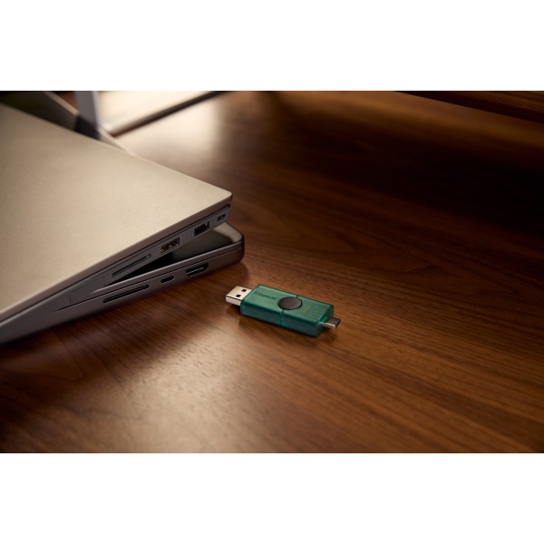 Kingston 256GB USB-A + USB-C 3.2 Gen 1 DataTraveler DuoG2 (DTDEG2/256GB)