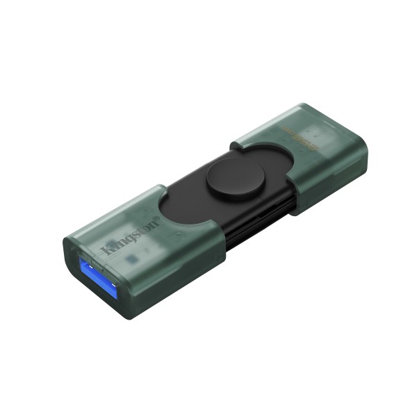 Kingston 256GB USB-A + USB-C 3.2 Gen 1 DataTraveler DuoG2 (DTDEG2/256GB)