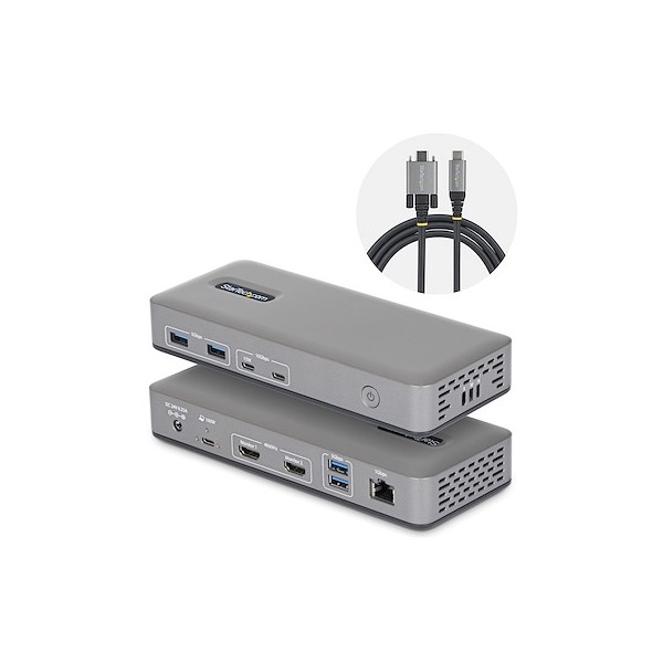 Docking Station USB-C 2x HDMI PD 100W (196N-USBC-DOCK)