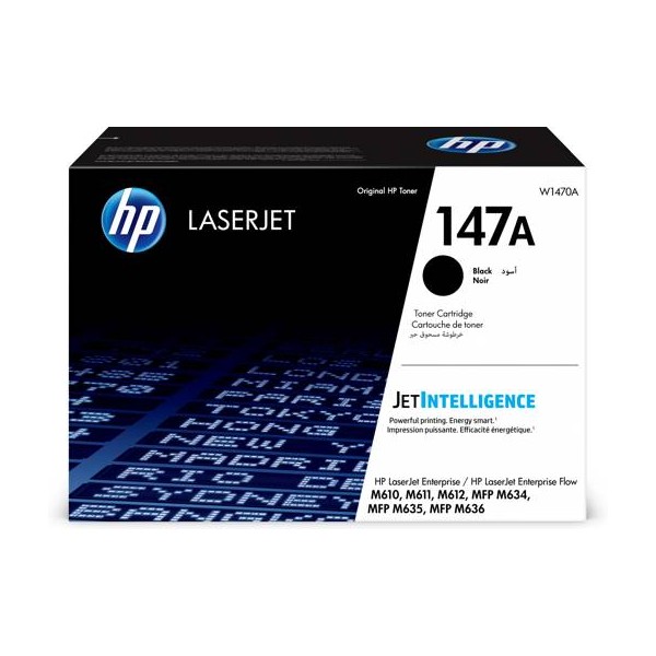 Tóner HP LaserJet 147A Negro, 10,500 Páginas