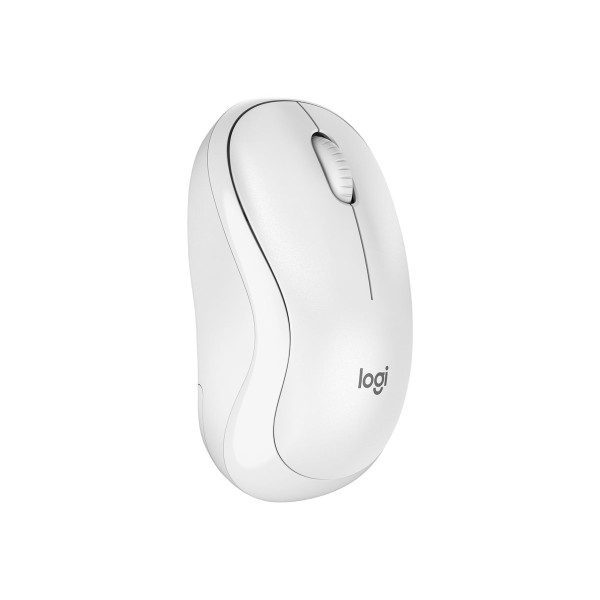 Logitech M240 Silent Bluetooth Mouse, Compact, Portable, Smooth Tracking, Off-white - Ratón - 3 botones - inalámbrico - Bluetooth - blanco hueso (910-007116)