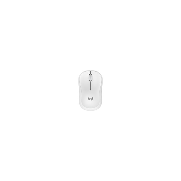 Logitech M240 Silent Bluetooth Mouse, Compact, Portable, Smooth Tracking, Off-white - Ratón - 3 botones - inalámbrico - Bluetooth - blanco hueso (910-007116)