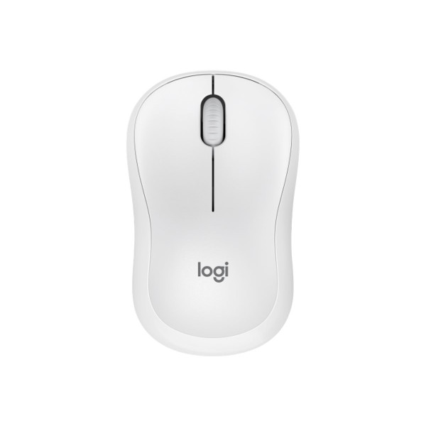 Logitech M240 Silent Bluetooth Mouse, Compact, Portable, Smooth Tracking, Off-white - Ratón - 3 botones - inalámbrico - Bluetooth - blanco hueso (910-007116)