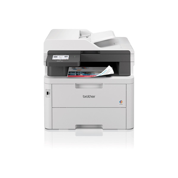 Impresora Multifunción Brother MFCL3760CDW color LED A4/Legal hasta 26 ppm 250 Hojas USB 2.0 Gigabit LAN WiFi(n) Host USB (MFC-L3760CDW)