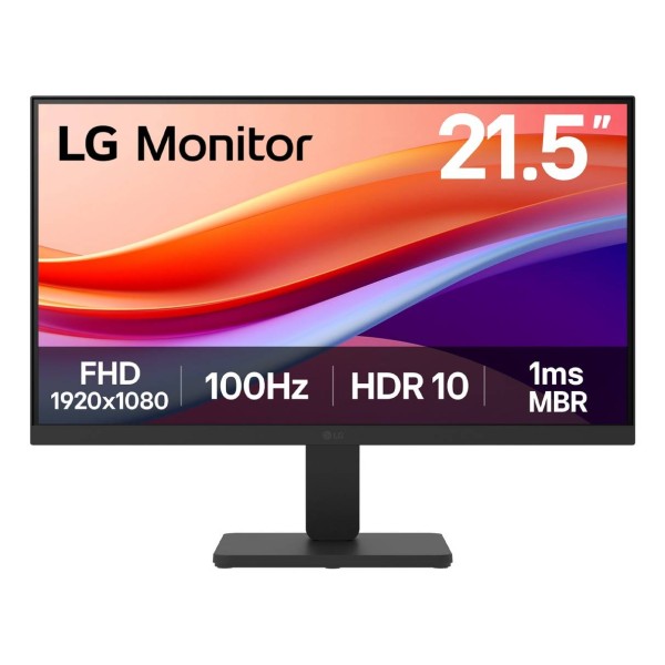 Monitor Plano LG 22U401A-B 21.5 FHD 100Hz VA con HDR10, HDMI y VESA