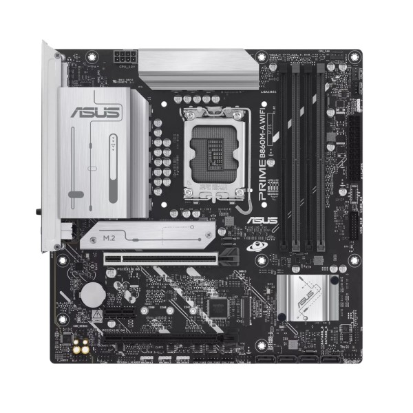Placa Madre ASUS PRIME B860M-A, Socket LGA1851, 4x DDR5, HDMI, DP, Micro-ATX (PRIME B860M-A WIFI)