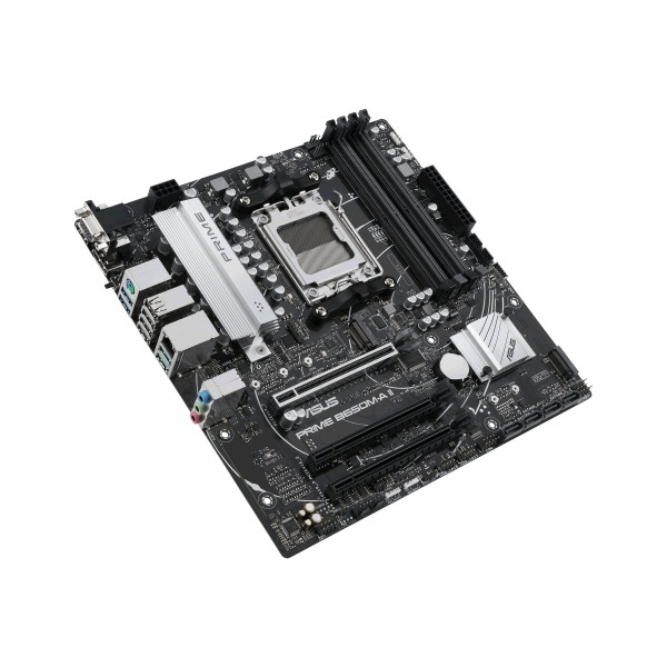ASUS PRIME B650M-A II-CSM - Placa base - micro ATX - Socket AM5 - AMD B650 Chipset - USB 3.2 Gen 1, USB 3.2 Gen 2, USB-C 3.2 Gen 1 - 2.5 Gigabit LAN - Tarjeta gráfica (CPU necesaria) - HD Audio  ... (PRIME B650M-A II-CSM)