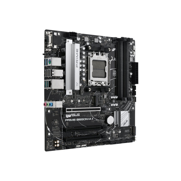 ASUS PRIME B650M-A II-CSM - Placa base - micro ATX - Socket AM5 - AMD B650 Chipset - USB 3.2 Gen 1, USB 3.2 Gen 2, USB-C 3.2 Gen 1 - 2.5 Gigabit LAN - Tarjeta gráfica (CPU necesaria) - HD Audio  ...