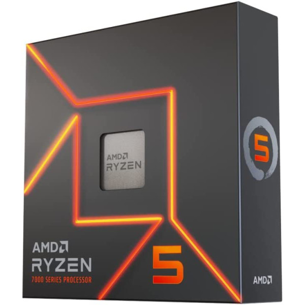 Procesador AMD Ryzen 5 7600X, AM5, 6 Cores, 12 Hilos, 4.7/5.3GHz Sin COOLER