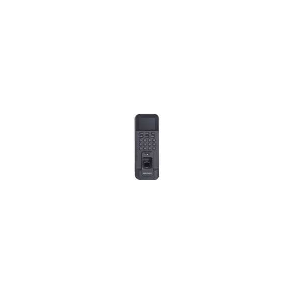 Hikvision Pro Series DS-K1T804AMF - Terminal de control de acceso con lector de huellas dactilares - cableado - Wi-Fi - 10/100 Ethernet - negro (DS-K1T804AMF)