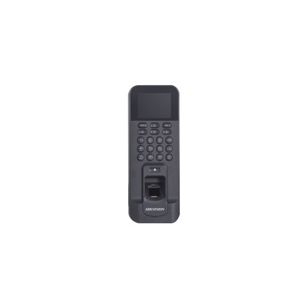 Hikvision Pro Series DS-K1T804AMF - Terminal de control de acceso con lector de huellas dactilares - cableado - Wi-Fi - 10/100 Ethernet - negro