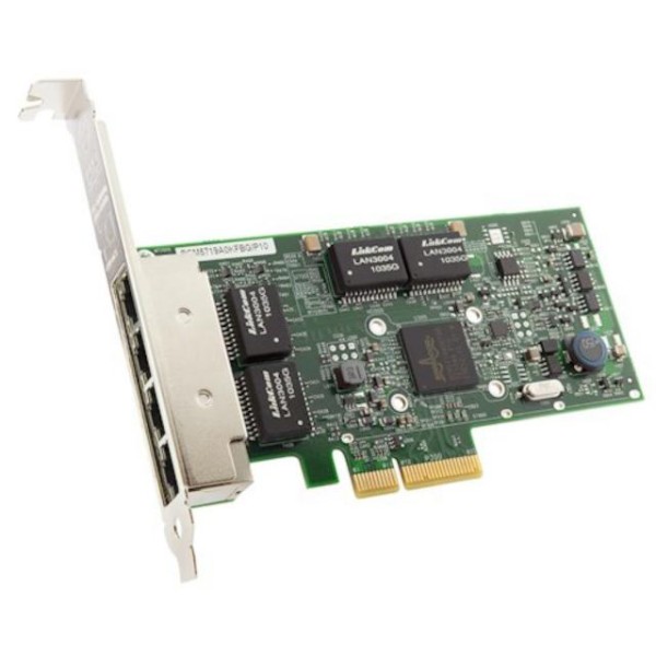 Lenovo ThinkSystem NetXtreme By Broadcom - Adaptador de red - PCIe 2.0 x4 perfil bajo - Gigabit Ethernet x 4 - para ThinkSystem SR250 V2; SR630 V3; SR650 V3; ST250 V2; ST50 V2; ST50 V3 (7ZT7A00484)