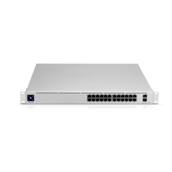 Switch Ubiquiti UniFi USW-24, Gestionado, 24 x 10/100/1000 + 2 x Gigabit SFP (PROD.VITRINA NUEVO)
