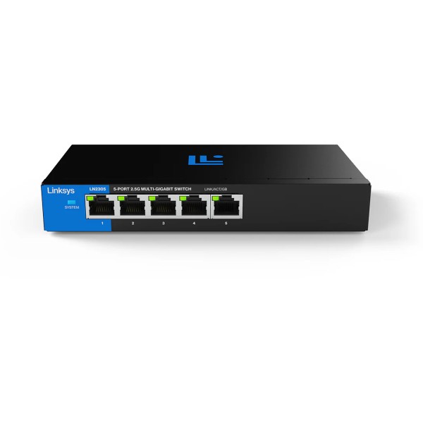 Switch 8 puertos Multigigabit 2.5G no admin Linksy