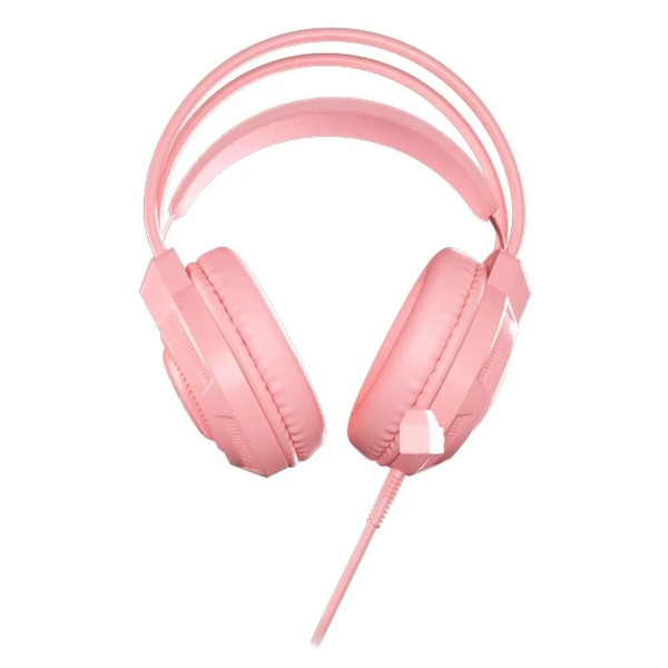 Audifono Gamer Khione Multiplataforma LED XTH-564 Pink (XTH-564)