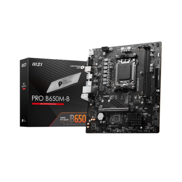 Tarjeta Madre MSI PRO B650M-B  mATX  Socket AM5 2x DDR5  HDMI (911-7E28-020)
