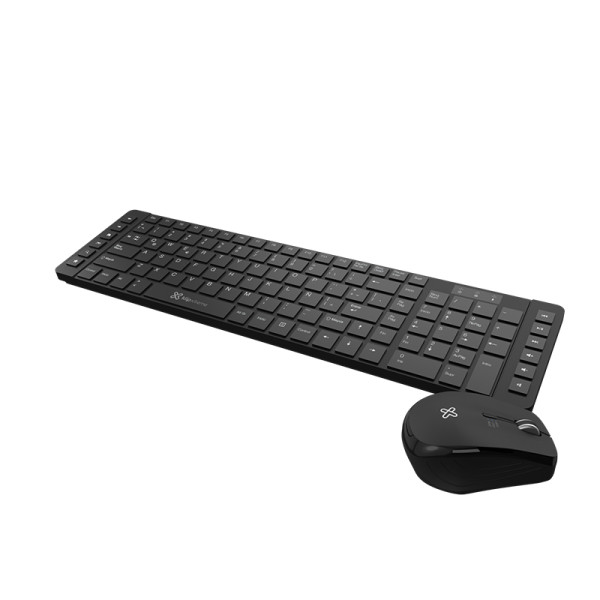 Kit Teclado y Mouse Klip Xtreme Revolution KCK-270S Inalámbrico Negro