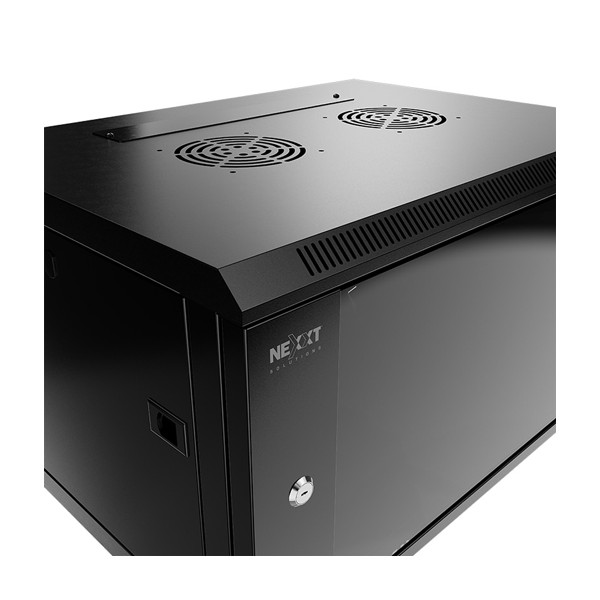 Gabinete de Pared Fijo Nexxt Solutions NEC-FXU66B 4U, para Redes y Servidores (NEC-F4U66B)