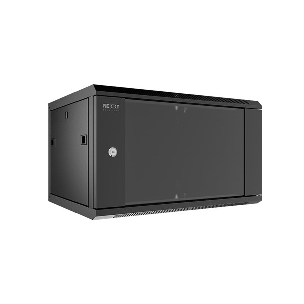 Gabinete de Pared Fijo Nexxt Solutions NEC-FXU66B 4U, para Redes y Servidores