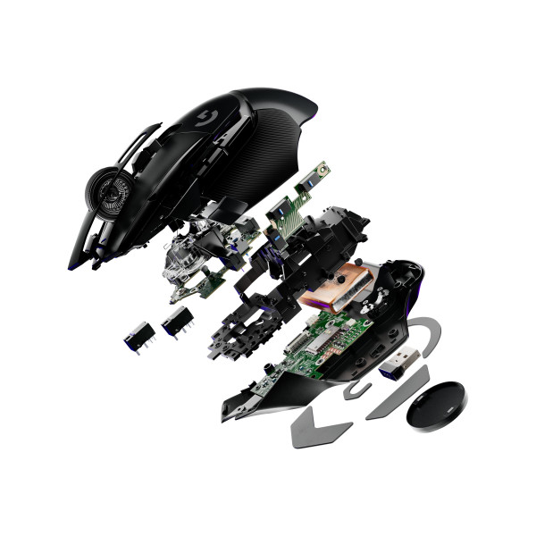 Logitech G G502 X - Ratón - óptico - 8 botones - cableado - USB - negro (910-006137)