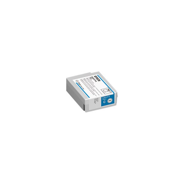 Epson SJIC41P-C - Cián - original - blíster con alarmas de RF/acústica - cartucho de tinta - para ColorWorks CW-C4000, CW-C4000E (BK), CW-C4000E (MK) (C13T52L220)